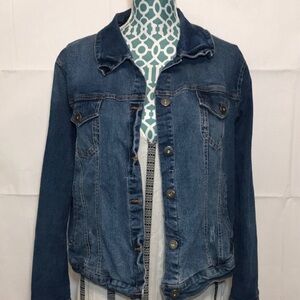 Torrid Brand Denim Stretch Trucker Jacket Size 0 or 12 or Large